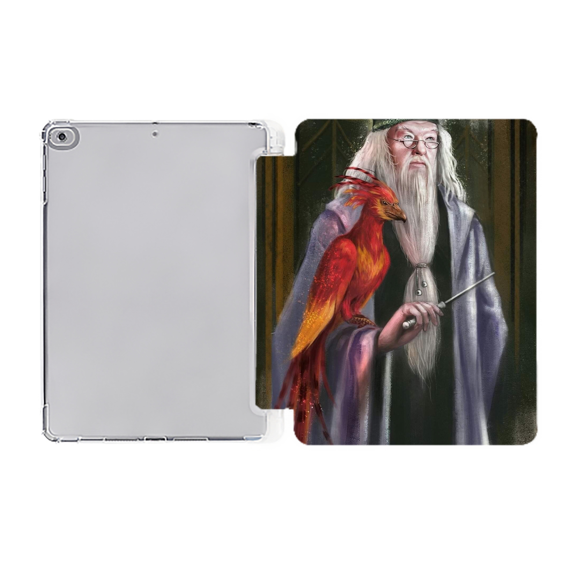 （画像用） Harry Potter ハリー・ポッターシリーズ IPad ケース ペン収納付き 三つ折りスタンド PUレザー×シリコン 対応機種9.5/10.5/10.9インチ